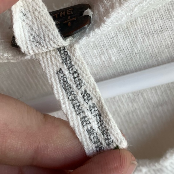 Free People Ivory Ombré Cozy Up Henley Long Sleeve Shirt - Picture 7 of 10